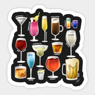 Types of Drink Sticker